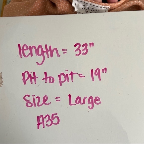 Sage Sunday‎ Beach Club dress blush polka dot L - Picture 7 of 11